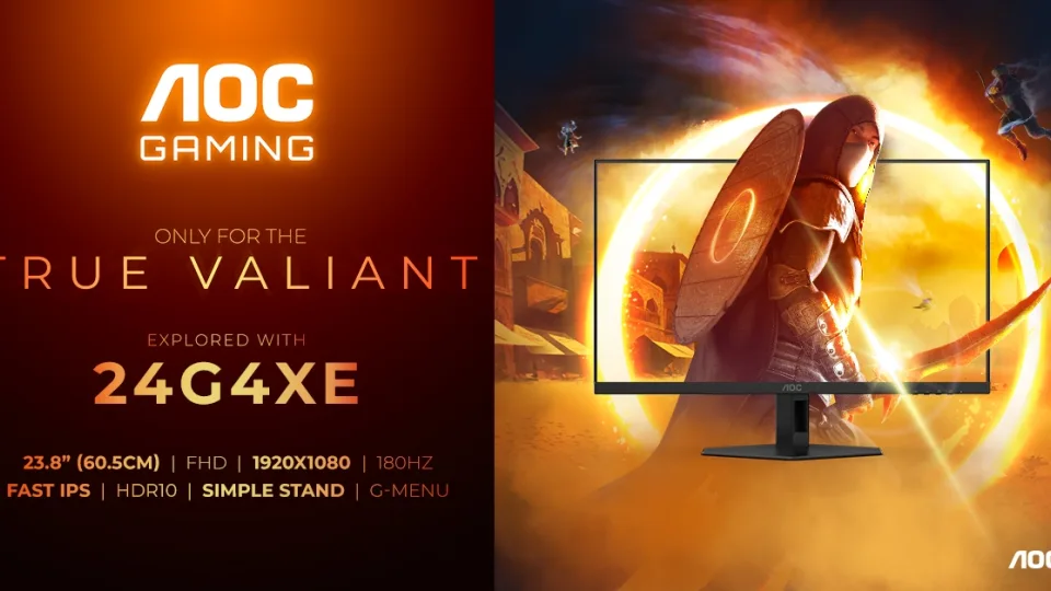 „AGON by AOC“ pristatė naują G4 monitorių serijos papildymą: žema kaina, aukšta kokybė ir puikios savybės