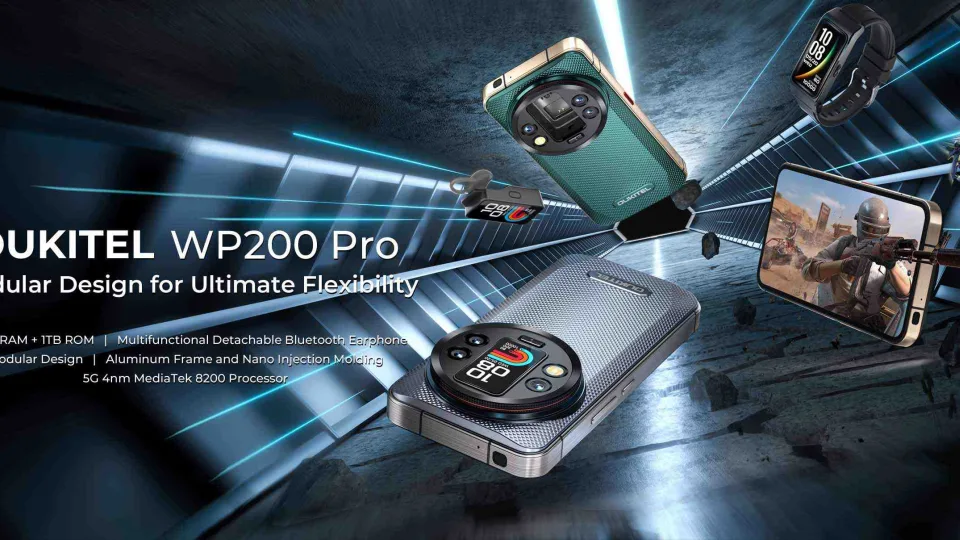 Išskirtinis išmanusis telefonas: „Oukitel“ paskelbė apie naująjį „WP200 Pro 5G“ modelį, kuris turi ne tik kosminį kiekį atminties, bet ir išskirtinį modulį
