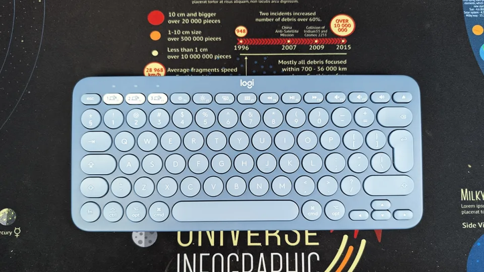 „Logitech Pebble Keys 2” klaviatūros apžvalga: nebrangus „Logitech“ šedevras, kuris gali suklaidinti net ir patyrusius kompiuterių ekspertus