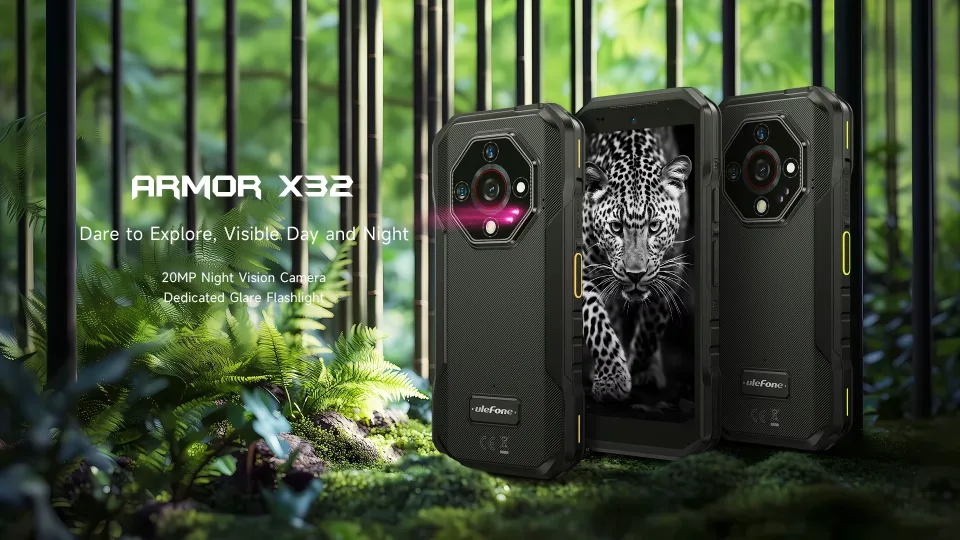 „Ulefone“ pristatė nebrangų „Armor X32“ modelį su puikiomis atsparumo savybėmis ir naktine kamera