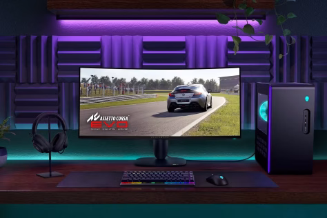 „Alienware“ pristatė įspūdingą žaidimų monitorių su 240 Hz atsinaujinimo dažniu ir lenktais kraštais