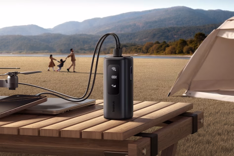 „Baseus“ pristatė išskirtinę išorinę bateriją su 20 000 mAh talpa ir 4G mobiliojo ryšio palaikymu