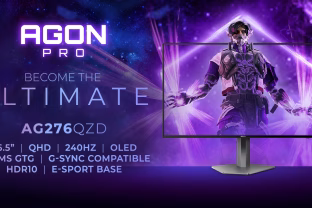 „AGON by AOC“ pristato 27 colių 240 Hz OLED žaidimų monitorių „AGON PRO AG276QZD“