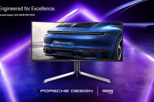 „Porsche Design“ ir „AGON by AOC“ pristato naują bendrą projektą: naujasis žaidimų monitories sukurtas tobulam vaizdui ir pergalėms, galia kiekviename pikselyje