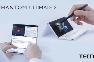 „Tecno“ pademonstravo „Phantom Ultimate 2“ sulenkiamą išmanųjį telefoną, kuris nustebins ne tik technologijomis, bet ir savo plonumu