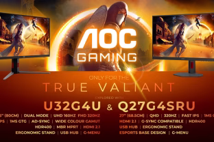 „AGON by AOC“ pristatė naująjį „Q27G4SRU“ su 320 Hz atsinaujinimo dažniu ir Quad HD raiška